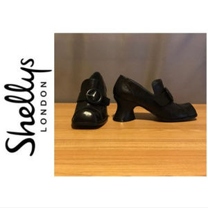 Shellys London vintage gothic librarian pumps